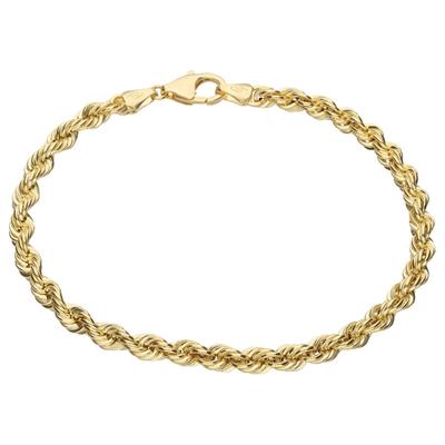 Luigi Merano - Armband Kordelkette, hohl, Gold 585 Armbänder & Armreife Gold Damen