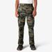 Dickies Men's Flex Regular Fit Cargo Pants - Hunter Green Camo Size 32 30 (WP595)