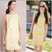 Anthropologie Dresses | Anthro Lemon Lace Midi Dress | Color: White/Yellow | Size: M