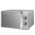 Russell Hobbs RHMM701S 17 Litre 700 W Silver Solo Manual Microwave with 5 Power Levels, Ringer & Timer, Defrost Setting, Easy Clean