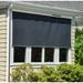 SunSetter Solar-Powered Motorized Semi-Sheer Outdoor Roller Shade Synthetic Fabrics | 84 H x 72 W x 72 D in | Wayfair 25306