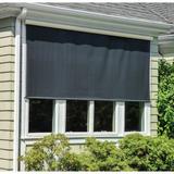 SunSetter Motorized Easy Semi-Sheer Outdoor Roller Shade Synthetic Fabrics | 84 H x 96 W x 1 D in | Wayfair 28408L