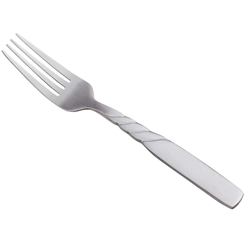 "World Tableware 322 038 Collingwood 6 7/8"" 18/0 Stainless Steel Heavy Weight Salad Fork - 36/Case"
