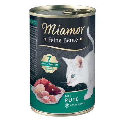 24 x 400 g Miamor Feine Beute Pute Nassfutter Katze