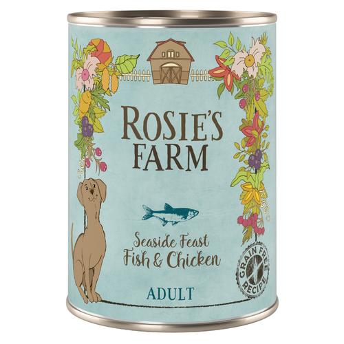 6x400g Fisch & Huhn Rosie's Farm Nassfutter Hund