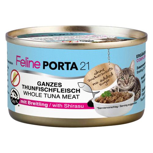 24x90g Thunfisch mit Breitling getreidefrei Feline Porta Katzenfutter