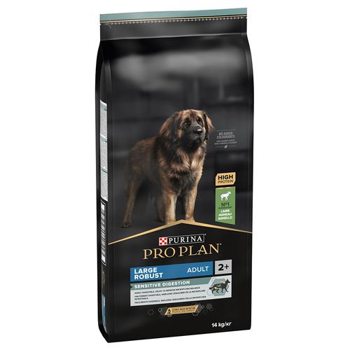 2x14kg Large Adult Robust Sensitive Digestion Lamm Pro Plan Hund