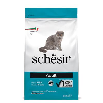 3x1,5kg Adult Maintenance mit Fisch Schesir Katzenfutter trocken