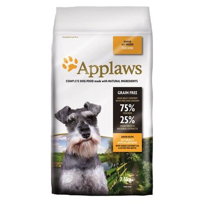 2 x 7,5kg Senior Huhn Applaws Hundefutter trocken