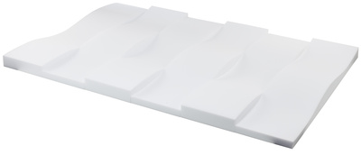 t.akustik Melamine Wave 120 White