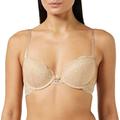 Emporio Armani Underwear Damen Natural Bra Virtual Lace Push-Up-BH, Durchsichtig, Pink, 38C