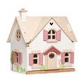 Tender Leaf Toys Cottontail Cottage - Wooden Dolls House With Furniture Included …