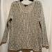 American Eagle Outfitters Sweaters | American Eagle Outfitters Sweater Sz M Open Weave | Color: Cream/Gray | Size: M