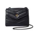 VICTORIA HYDE Black Women Ladies Genuine Leather Over the Shoulder bags Crossbody Bags Waterproof Trapezoid