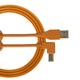 UDG-Kabel, USB 2.0 (A-B), abgewinkelt, Orange, 3 m, Audio optimiert, UDG Ultimate Audiokabel für DJs und Produzenten, um ihre Leistung zu maximieren