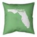 East Urban Home Indoor/Outdoor Throw Pillow Polyester/Polyfill blend in Green | 16 H x 16 W x 3 D in | Wayfair EA274D3E85E74B018C78FE10B9EE3999