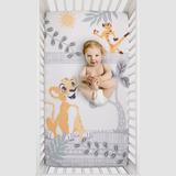 Disney Lion King Fitted Crib Sheet in Blue/Gray/White | 8 H x 28 W x 52 D in | Wayfair 8907003P
