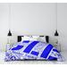 East Urban Home Cleveland Ohio Districts Single Reversible Duvet Cover Microfiber in Blue | Queen Duvet Cover | Wayfair