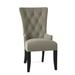 Hekman Tufted Upholstered Arm Chair Upholstered, Solid Wood in Gray | 40 H x 21 W x 27.5 D in | Wayfair 7W2A56GB1536091