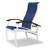 Red Barrel Studio® Hinch Patio Dining Chair Sling in White | 39 H x 28.5 W x 30 D in | Wayfair D4CA57822F414BAEA728DCF780B2CEA3