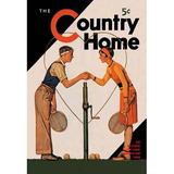 Buyenlarge 'Country Home: A Friendly Match' Vintage Advertisement | 42 H x 28 W in | Wayfair 0-587-00853-9C2842