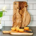 Luxury Living Furniture Cutting Board w/ Handle, Wooden Cutting Boards for Kitchen, Wooden Chopping Board Wood in Brown | 7.87 W in | Wayfair
