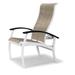 Red Barrel Studio® Hinch Patio Dining Chair Sling in White | 39 H x 28.5 W x 30 D in | Wayfair 966E6FBC954340F7AFA4D318E5B53912