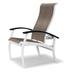 Red Barrel Studio® Hinch Patio Dining Chair Sling in White | 39 H x 28.5 W x 30 D in | Wayfair A541C2FF2BF7438391969F5A1A3CA983