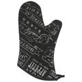 Now Designs Chalkboard Oven Mitt Cotton in Black/White | 6.5 W in | Wayfair 515842