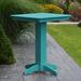 Red Barrel Studio® Nettie 5 Piece Bar Set Plastic in Green/Blue | 42 H x 44 W x 44 D in | Outdoor Furniture | Wayfair