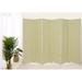 Bayou Breeze Cecilia 68.5" H Bamboo/Rattan Folding Room Divider Wood/Bamboo/Rattan in Brown | 68.5 H x 104 W in | Wayfair