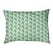 Tucker Murphy Pet™ Chen Skyscrapers Pattern Outdoor Dog Pillow Polyester in Green/Brown | 7 H x 50 W x 15.25 D in | Wayfair