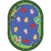 64 x 0.5 in Rug - Joy Carpets Educational Fishin Fun Area Rug | 64 W x 0.5 D in | Wayfair 1498CC