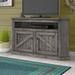 Longshore Tides Benji Solid Wood Corner TV Stand for TVs up to 65" Wood in Green | Wayfair 613CAA7E02CF43E68AEAD0BF725C609C