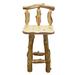 Millwood Pines Laverriere Solid Wood Bar & Counter Stool Wood in Brown | 54 H x 20 W x 20 D in | Wayfair F34C946879A04C739801046033206CC5