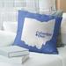 East Urban Home Pillow Polyester/Polyfill blend in Blue | 26 H x 26 W x 4 D in | Wayfair 8876D58DFE8045A6AA741ADC8178451F