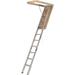 Louisville Ladder, 22-1/2X54, Aluminum Attic Ladder, Type Iaa, 375 Lb Load Capacity, Aa2210 Aluminum in Gray | 23 W x 13 D in | Wayfair