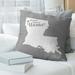 East Urban Home Sweet Throw Pillow Down/Feather/Polyester in Gray | 16 H x 16 W x 3 D in | Wayfair A5D1584FA6E64C2BBE03D30AE8B37D07