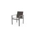 Telescope Casual Tribeca Café Stacking Patio Dining Chair Sling in Gray | 34 H x 24 W x 24.5 D in | Wayfair 1T7T63001