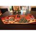 The Holiday Aisle® Last Minute Preparation Table Runner Cotton Blend in Green/Orange/Red | 13 D in | Wayfair THLY4482 45517941