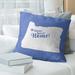 East Urban Home Sweet Throw Pillow Polyester/Polyfill blend in Blue | 26 H x 26 W x 4 D in | Wayfair 011071977EF1427A88DA48160D797159