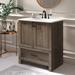 Union Rustic Concordia 30" Single Bathroom Vanity Set Wood/Marble in Brown | 34 H x 30 W x 19 D in | Wayfair 3E35E8152956463BAB22CEC1D531CFA3