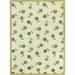 Green/Pink 64 x 0.5 in Area Rug - Joy Carpets Just for Awesome Blossom Area Rug Nylon | 64 W x 0.5 D in | Wayfair 1536C-02