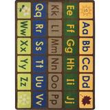 92 x 0.36 in Rug - Joy Carpets Any Day Alphabet© Geometric Brown Area Rug | 92 W x 0.36 D in | Wayfair 1710D-02