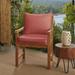 Rosecliff Heights Sunbrella Seat/Back Cushion, Polyester in Red/Brown | 25 W in | Outdoor Furniture | Wayfair E403FF0DE7E54E9D9E5DD73586322218