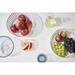 Tower Yamazaki Home Striped Steel Fruit Basket, Kitchen Storage Produce Holder, Short, Steel, Short in White | 2.2 H x 9.8 W x 9.8 D in | Wayfair