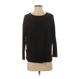 Ann Taylor LOFT Long Sleeve Top Black Boatneck Tops - Women's Size X-Small