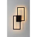 ET2 Lighting Traverse 19 Inch LED Wall Sconce - E21511-BK