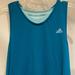Adidas Tops | Adidas Climalite Mesh Lined Top Xl Turquoise Blue | Color: Blue | Size: Xl