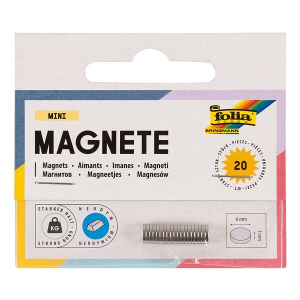 folia 20er-Pack Magnete, 0.6 cm Image